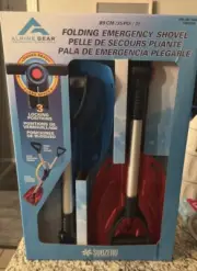 Alpine Gear 35’ Folding Emergency Shovel 2 Packs Red & Blue 3 Locking Position