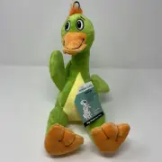 Tender Tuffs Squeaky Toss Plush Dog Toy Tearblok Technology 13" Green Duck