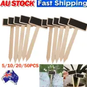 5/10/20/50X T-type Markers Plant Stakes Chalkboard Garden Flower Name Tag Labels