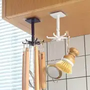 Kitchen Organizer and Storage Supplies Rotatable Rack Accessories Hook Up New