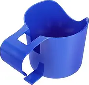 MERRYHAPY Beverage Cup Holder Margarita Glasses Coffee Mug Cup Storage Racks Straws Drinking Cup Water Bottle Flask Swimming Pool Hanging Rack Hot Carafe Blue re-usable