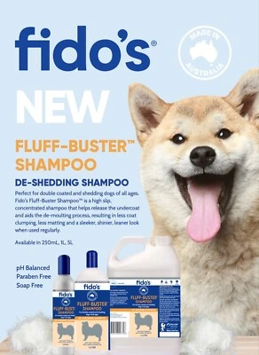 Fido's Fluff-Buster Shampoo 1000ML 5000ML Fidos