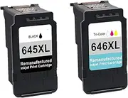 [Generic] PG-645XL + CL-646XL Ink Compatible with Canon PG645XL & CL646XL for Canon Pixma MG2965 MG2460 MG2560 MG2960 MG3060 MX496 TR4560 TS3160 TS3360 TS3165 TS3166