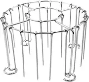 Air Fryer Skewer Stand | Stainless Steel Standing Skewer Holder,Air Fryer Tools Kitchen Supplies for Meat Vegetable Corn Chicken Seafood Kabobs