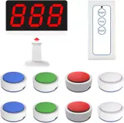 Wireless Quiz Answer Game Show Buzzer System, Teacher Supplies, Add up to 32 But