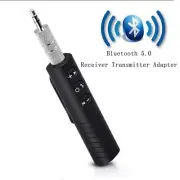 Wireless Bluetooth 5.0 Receiver Transmitter Adapter 3.5mm Jack For Car Music