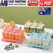 Ice Lolly Cream Maker Mold DIY Popsicle Mould Frozen Yogurt Icebox DIY Summer NW