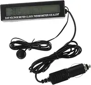 1 PC Vehicle Clock Car Dash Clock Luminous Car Clock Vehicle Clock Voltmeter