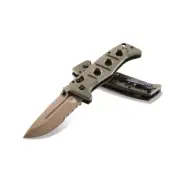 BENCHMADE 275SFE-2 ADAMAS Axis Folding Knife, Flat Earth Part Serrated