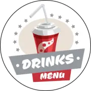 Drinks paper cup | Laminated Vinyl Decal Sticker Label