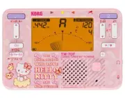 Sanrio KORG Combo Tuner Metronome Hello Kitty TM-70C Clip-on Microphone Japan