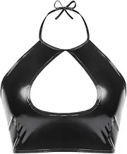 [GRRKDFQ] Women Lingerie Backless Bra Strap Neck Vests