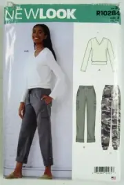 New Look R10284 Sewing Pattern Top & Pants Sizes 8-20 Uncut