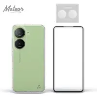 在飛比找momo購物網優惠-【Meteor】ASUS Zenfone 9 手機保護超值3