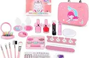 Kids Makeup Kit for Girls, Washable Makeup kit Toys, with Cute Unicorn Bag, Real Make up Set for Kid Little Toddlers Princess Christmas Birthday Gifts Age 8 9 10 11 12 (Unicorn)
