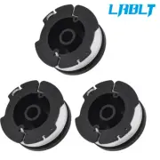 LABLT 3 Pack Trimmer Spools For BLACK+DECKER GH900 AF-100-3ZP W/ 0.065" Line