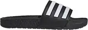 [adidas] Adilette Boost Slides ' White Stripes' Core Black/Cloud White/Core Black Beach & Pool Slides/Slippers FY8154 (Size: US 7)