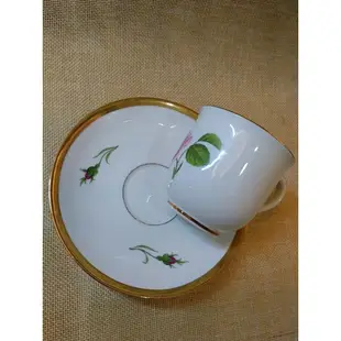 19世紀 德國Meissen 麥森瓷器 古董手繪杯盤組（有瑕疵）