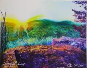 Bears Den Overlook VA Limited Edition 11x14 Linen Fine Art Print Signed #'d /300