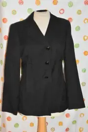 CARLISLE ECCOCI 8 ULTIMATE black SILK WOMENS JACKET NWT $$$