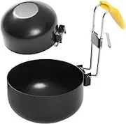 Mirpuytn Egg Poacher Cups - Foldable Egg Cooker Cup - Stainless Steel Heat Resistant Nonstick Folding Kitchen Accessories For Butter Breakfast Melting Cooking Omelet Lunch