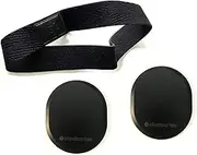 LZYDD 2 in 1 Magnet Cover with Headband for SteelSeries Arctis Pro High Fidelity Gaming Headset/SteelSeries Arctis Pro Wireless Gaming Headset by (Black Covers with Headband)