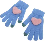 [Healeved] Winter Women Gloves Thermal Touchscreen Knitted Thick Warm Full Finger Gloves for Outdoor