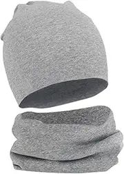[Meindin] Beanie and Scarf Set Kids - Beanie Hat Cap and Neck Scarf Set,Toddler Hat Scarf Set for 0-2 Year Old Baby Boys and Girls for Spring, Fall, Winter