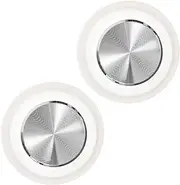 Angoily 2pcs Mobile Game Suction Cup Rocker Controller Cell Phone Accessories Game Trigger Button Gaming Handle Game Handle Accessories PC Material White