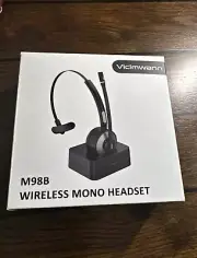 Vicimwann Wireless Mono Headset With Built In Microphone Model M98B