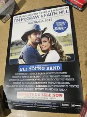 TIM MCGRAW & FAITH HILL POSTER ORIGINAL OFFICIAL POSTER, AUSTRALIAN TOUR POSTER