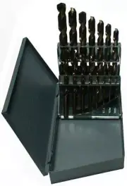 1/16-1/2x32nds 15 Piece HSS Jobber Length Drill Set