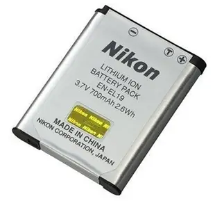 【全新 完整盒裝】Nikon EN-EL19   原廠鋰電池 原廠電池