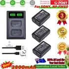 NP-FW50 Battery CameraCharger Set for Sony A7S, a6300, a6400, a6500, RX10 Series
