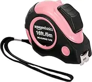 Amazon Basics Tape Measure - 4.88 m, Pink