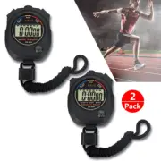 Digital LCD Alarm Date Time Counter Stopwatch Sport Timer Electronic Chronograph