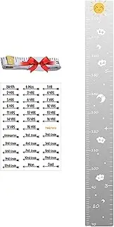 Kids Height Chart - Growth Chart Mirror, Growth Chart Decor, High-Quality Wall Height Growth Card Deor, Multi-Purpose Home Decoration for Playrooms, Nurseries, Children's Rooms, Study Rooms, Todler