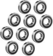 Mobestech 6003rs Ball Bearings Set 10pcs Stainless Steel Deep Groove Wheel Bearings 17x35x10mm Miniature Size Ideal for Motors Machinery