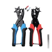 OZNALA Multi-Size Revolving Leather Belt Eyelet Hole Punch Puncher Plier Craft Tool 10