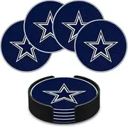 Rico Industries NFL Football Dallas Cowboys Classic Favorites: PVC Coaster Set (4-Pack)