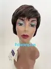 It Tress 100% Human Hair Blend Remi Short Straight Sassy Pixie 1 Wig