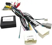 Car Radio Stereo Wiring Harness Cable Adapter Android 16 Pin Compatible for Mitsubishi Triton/Outlander/Pajero/RVR Android GPS 2 Din