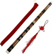 EPIGEIST 1 Set Antique Bamboo Flute Traditional Transverse Instrument for Beginners Portable with Bag Smooth Surface present for Music Enthusiasts and Collectors