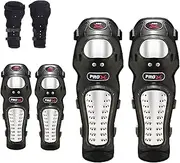 Yulokdwi Motorcycle Riding Gear, Cycling Knee Protector Shin Guards, Adults Motorcycle Knee Pads Elbow Guards, Motocross Knee Shin Pads Protector