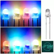 3mm RGB SLOW Flashing LED Light Emitting Diode 100pcs F3 Diffused Round Top