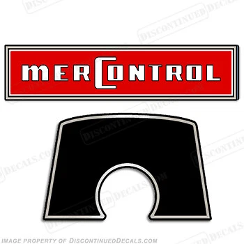 Fits Mercury Single Lever Control Box Decals - Type E