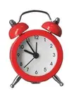 Elegant Double Bell Alarm Clock Quartz Movement Bedside Nighttime Clock