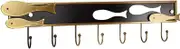 Hangers,Wall Coat Racks Goldfish Wall-Mounted Coat Rack Hook Entrance Creative Coat Hook Wall Metal Coat Hook Hanger Wall-Mounted Coat Rack (Size : B)