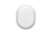Laser Mini Smart Tag Bluetooth Tracker, Works with Apple Find My, Track Keys, Luggage, and More, Replaceable Battery, IPX7 Water Resistant, G-sensor (White)