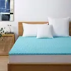 Luxore Cooling Gel Infused Convoluted Memory Foam Topper | Soft Gel Foam Matt...